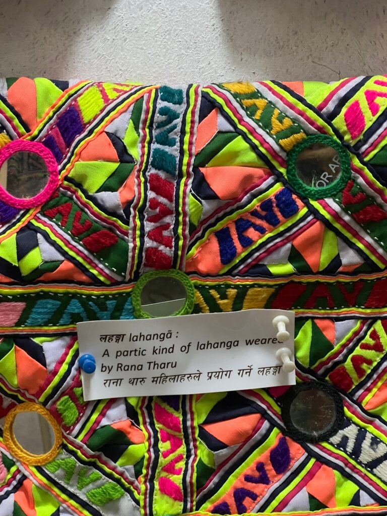 Tharu Embroidered Textile — Farera